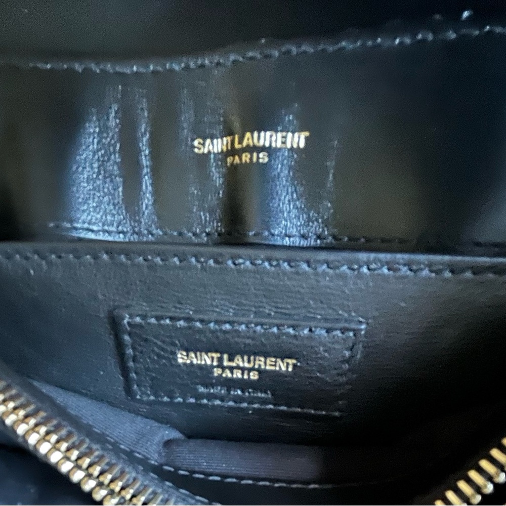 YSL Saint Laurent SMALL Lou Lou black leather with good hardware - Picture 11 of 14